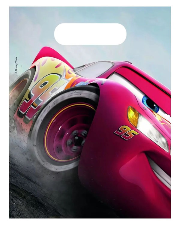 Cars slikposer i plastik – 16,5 × 23 cm