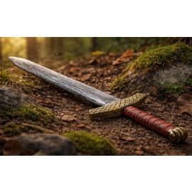 Safder Rind Middelalder Sværd / Ridder Sværd i Plast – 85 cm