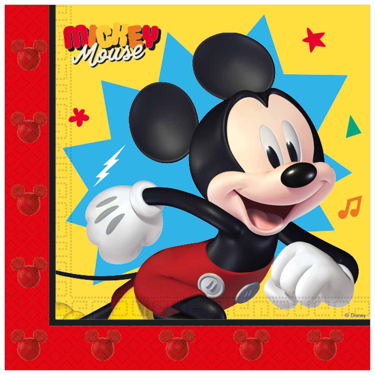Mickey Mouse servietter 20 stk. - Jump Into Fun