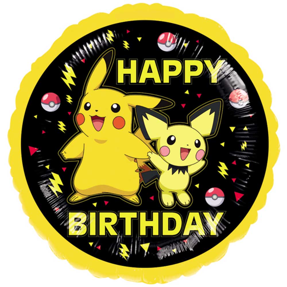 Pokemon folieballon 43 cm. - Pikachu
