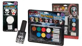 Halloween makeup og ansigtsmaling