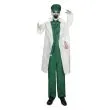Stående animeret Halloween-doktor på 180 cm med bevægelse, lys i øjnene og uhyggelige lyde