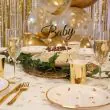 Babyshower guld tema