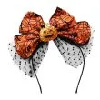 Halloween hårbøjle med græskar – 20,5 × 17,5 × 1,8 cm