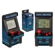 Mini arcade spillemaskine i retrodesign med joystick og 26 spil