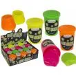 Fart Slime i fire assorterede farver i plastikbøtter