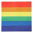 Regnbuefarvede Pride servietter