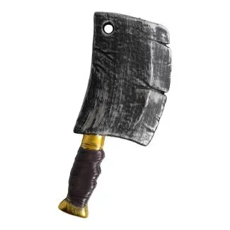 Falsk kødøkse 32 x 12,5 cm til Halloween slagterkostume og uhyggelig udklædning