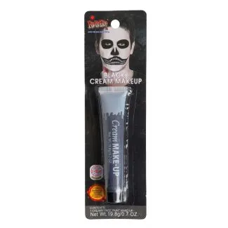 Sort crememaling 19,8 g til Halloween makeup, ansigtsmaling og teatersminke