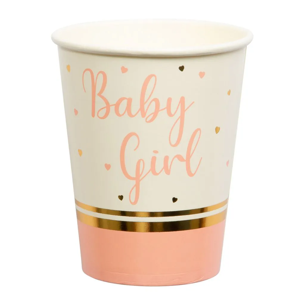 Baby Girl papkrus til babyshower og dåb