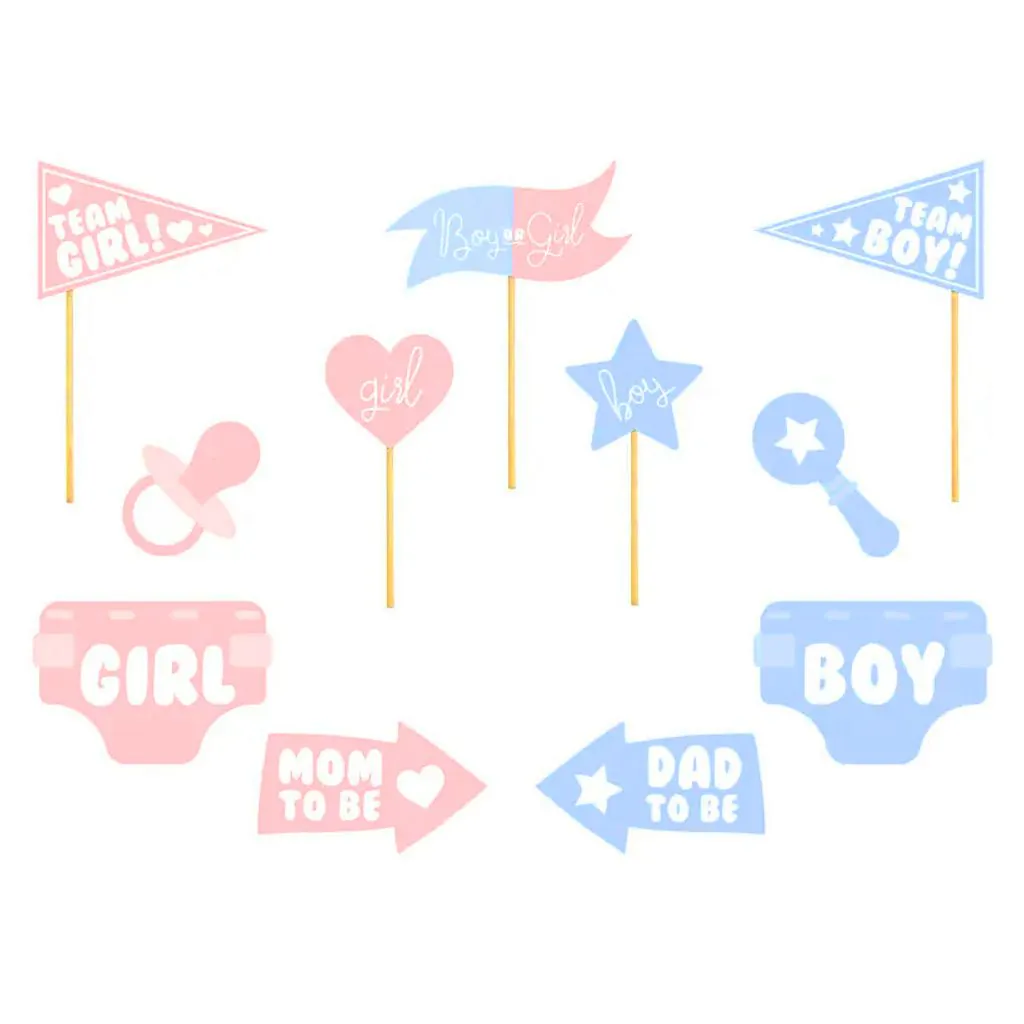 Gender Reveal party props