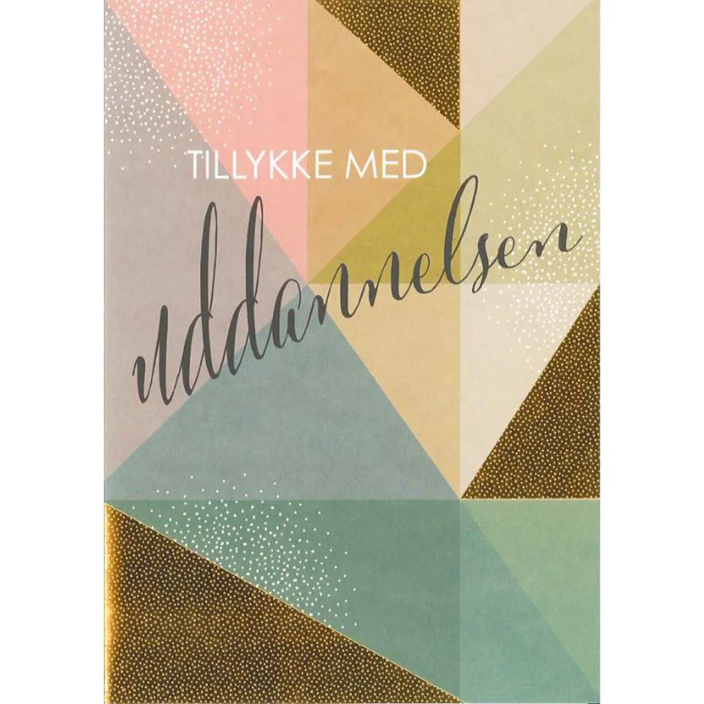 Kort tillykke med uddannelsen