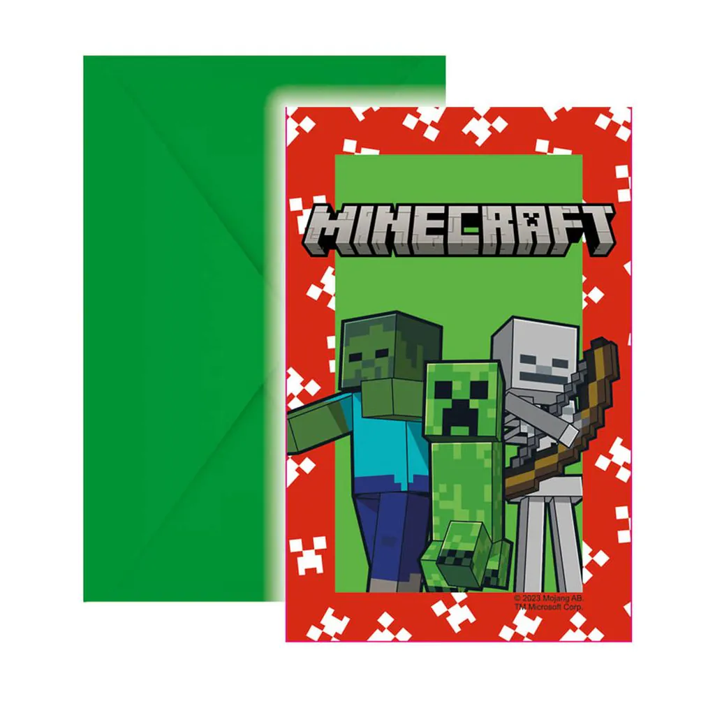 Minecraft indbydelser