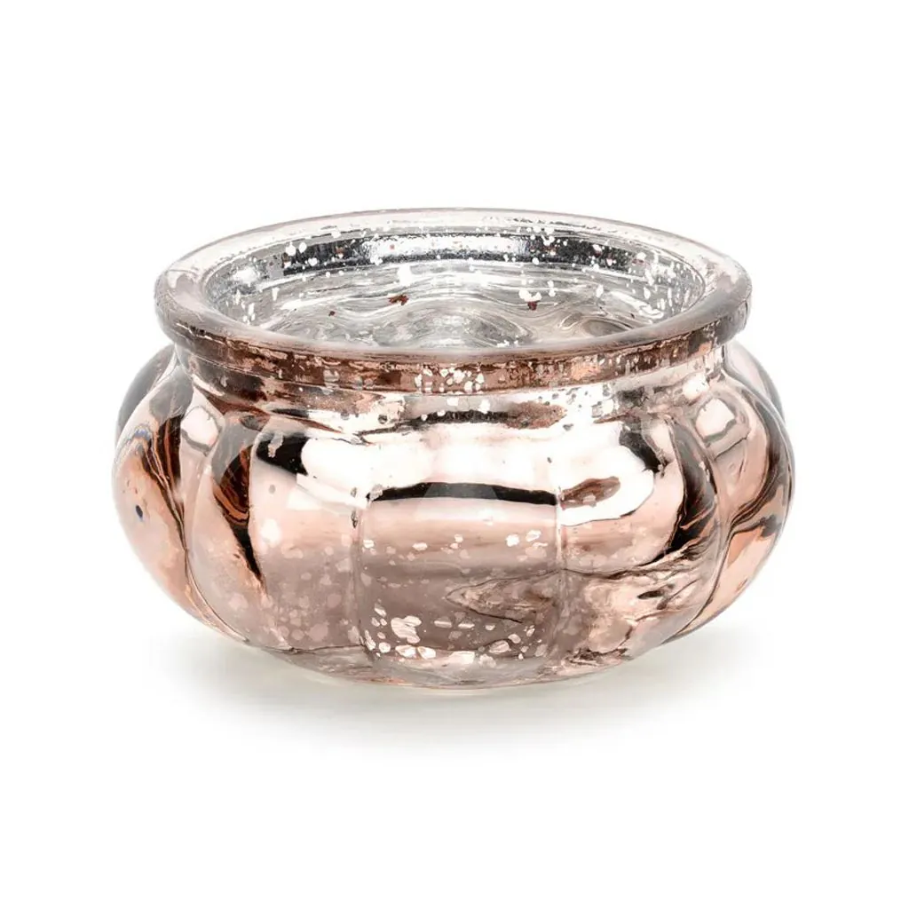 Rose gold fyrfadsholder