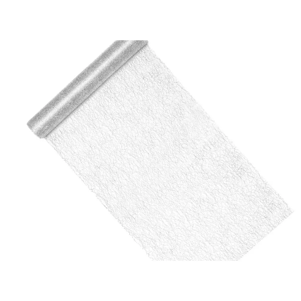 Bordløber i sølv fibre