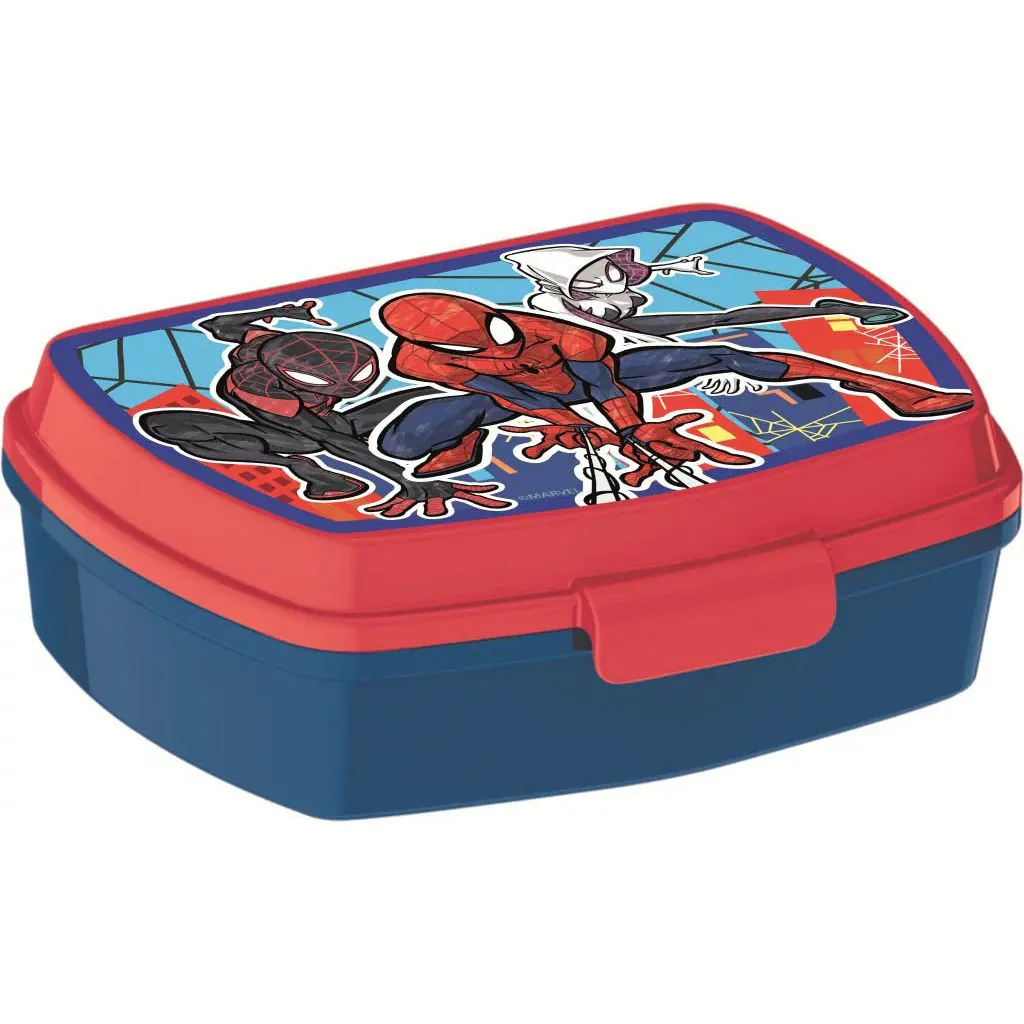 Spider-Man madkasse til børn – Rød og blå