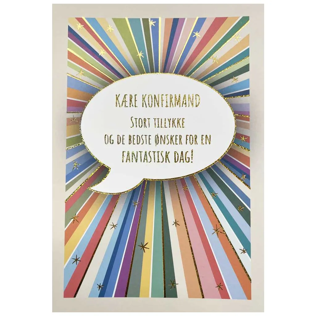 Neutralt telegram til konfirmation