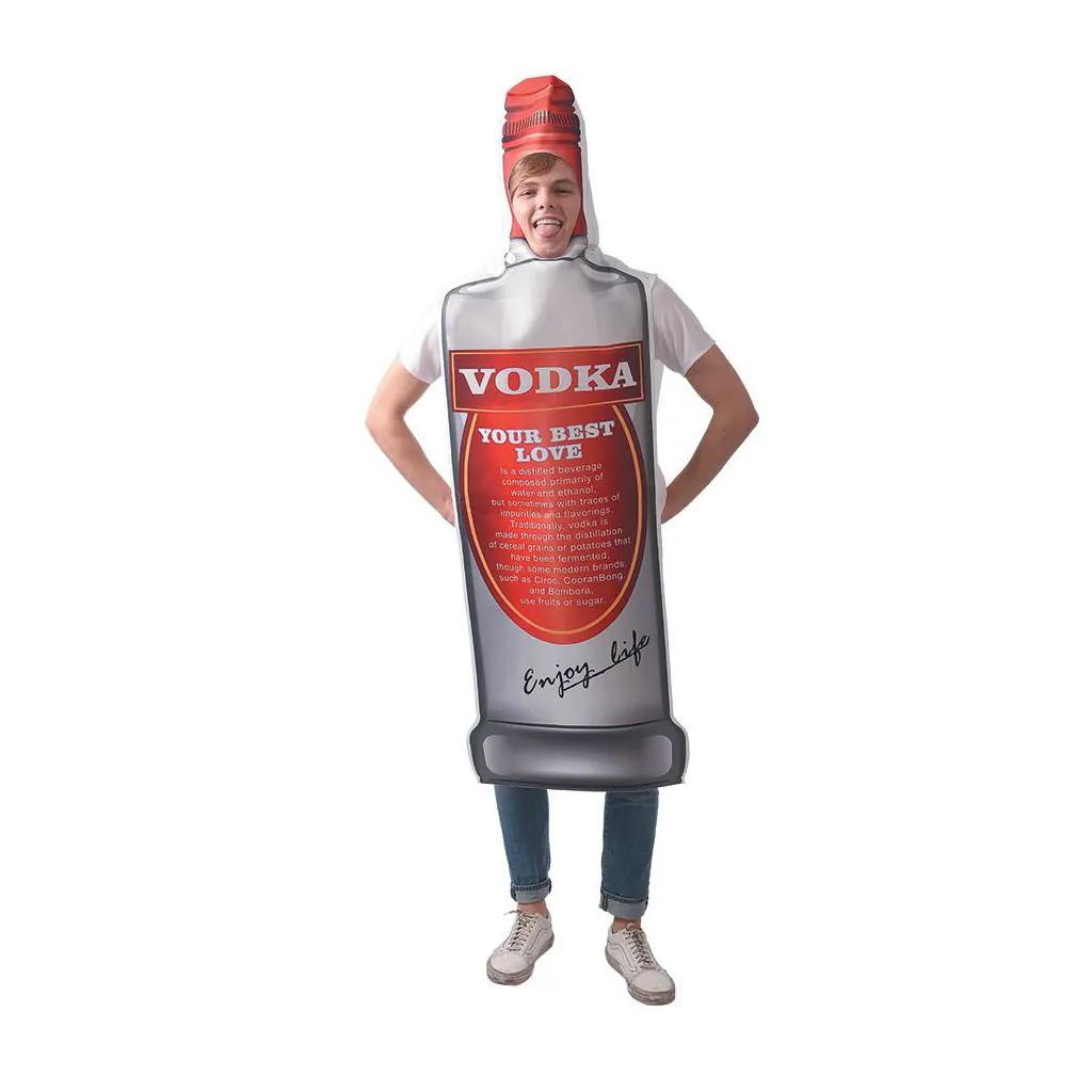 Vodka flaske kostume