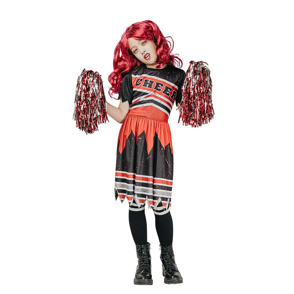 Zombie Cheerleader børnekostume